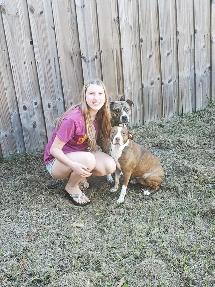 Alexa and her dogs