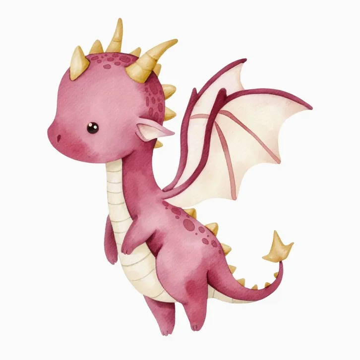 baby dragon flying