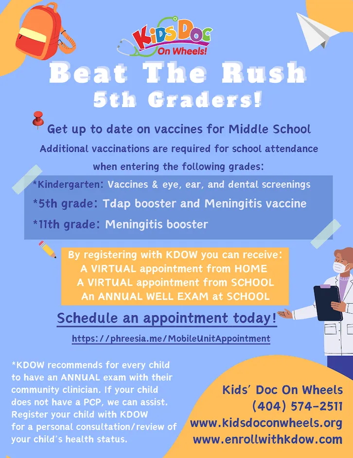 Beat the rush flyer