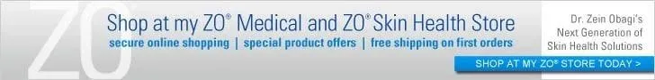 ZO Skin Care Products Affiliated Banner