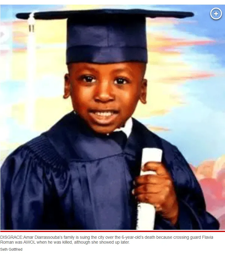Amar Diarrassouba’s family is suing the city over the 6-year-old’s death