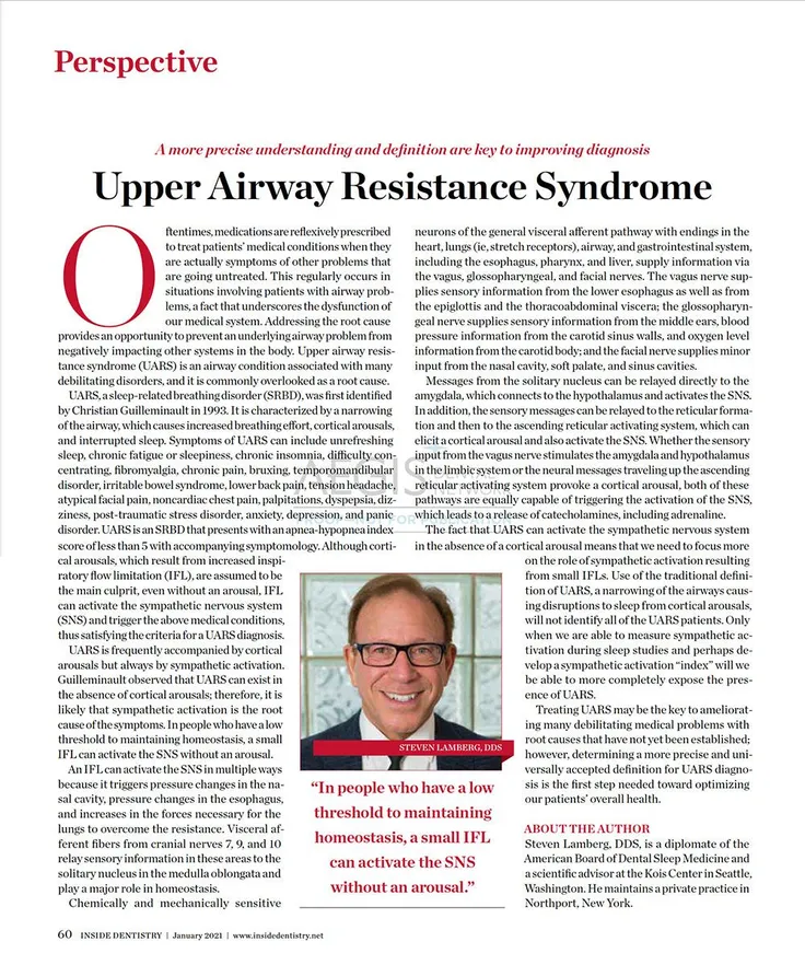 Upper Airway Resistance Syndrome