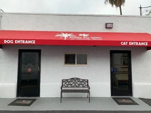 Family Pet Clinic of Redondo Beach - Dog and Cat Entrances