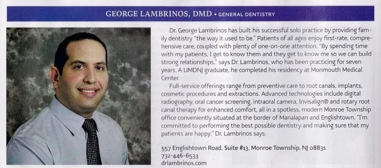 George Lambrinos DMD PC in Monroe Township NJ