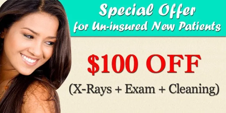 Special offer for un-insured new patients