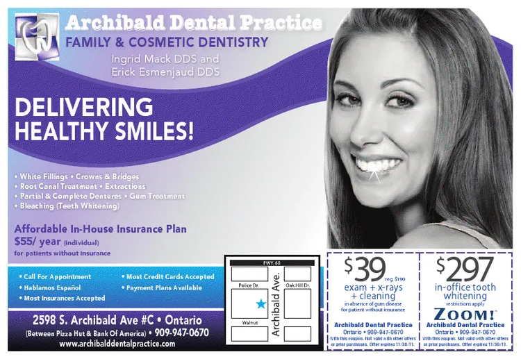 Archibald Dental Practice in Ontario CA