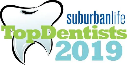 logo for Suburban Life's Top Dentist Award 2019, dentist Narberth, PA