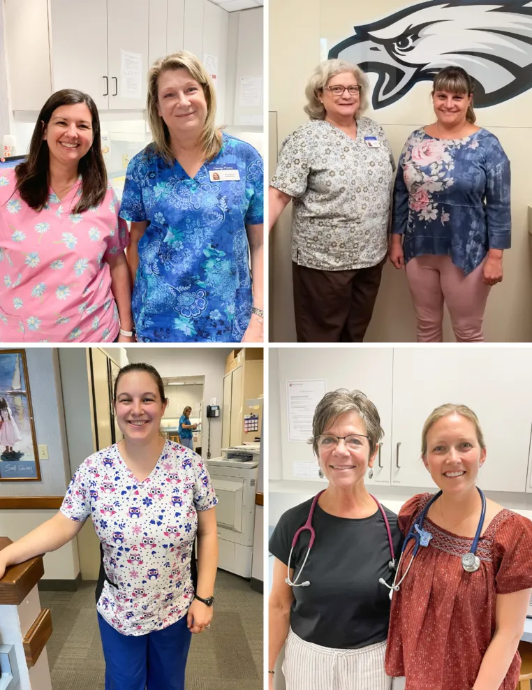 Staff at Pennridge Pediatrics Associates serving Lansdale and surrounding towns