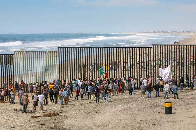 Immigrants at the US Mexico Border