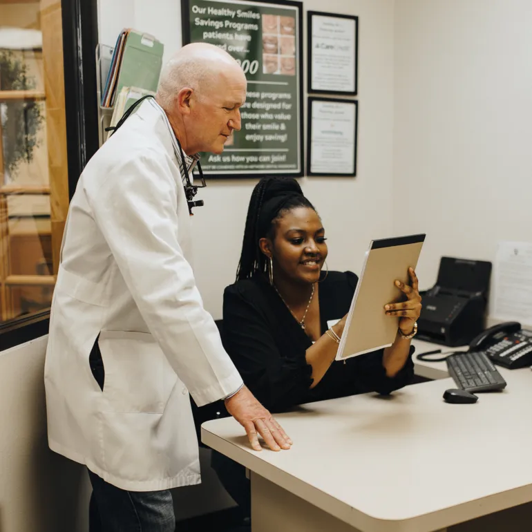 Dr. Holcomb and Lexie