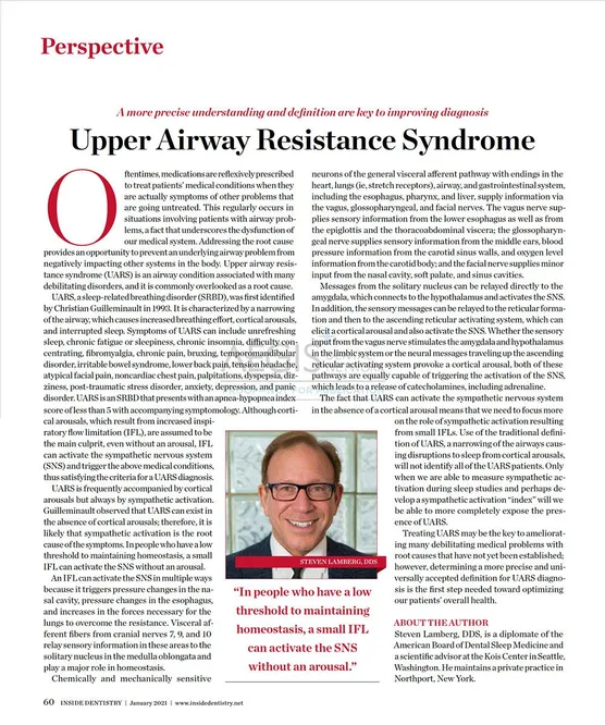 Upper Airway Resistance Syndrome