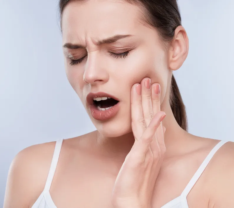 Woman with Tooth Pain