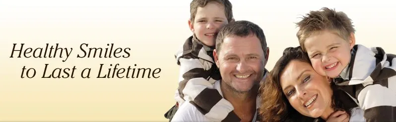 Healthy Smiles to last a lifetime banner