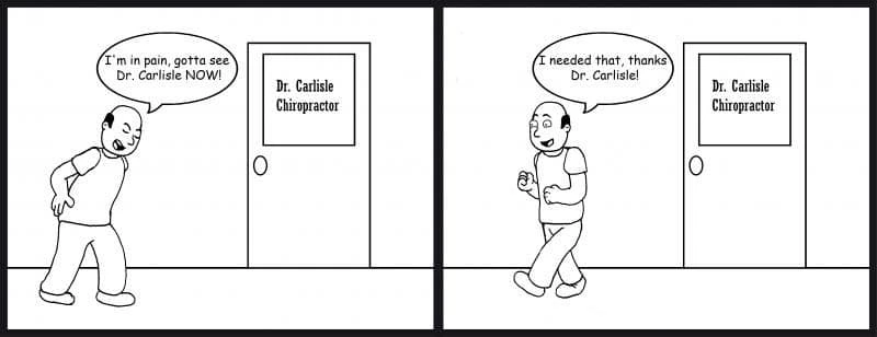 Chiropractic cartoon