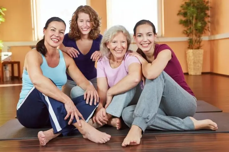 Yoga class