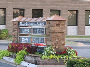 Driveway to Millsap Professional Building