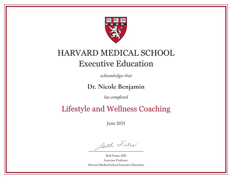 harvard certificate