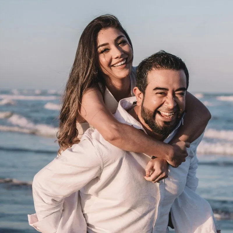 couple on a beach