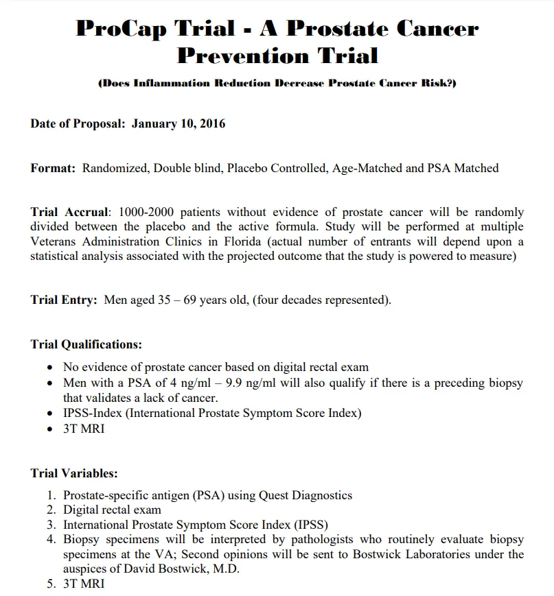 ProCap Trial