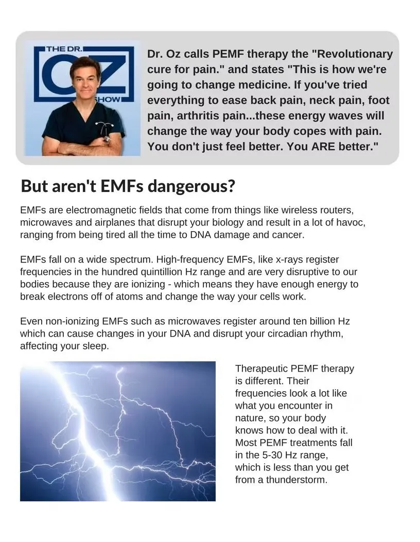  Pulsed Electromagnetic Field (PEMF) Therapy