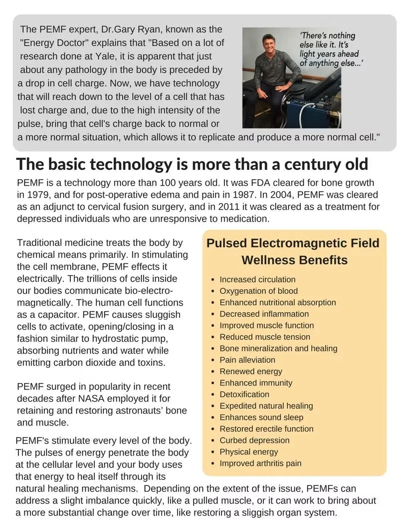  Pulsed Electromagnetic Field (PEMF) Therapy