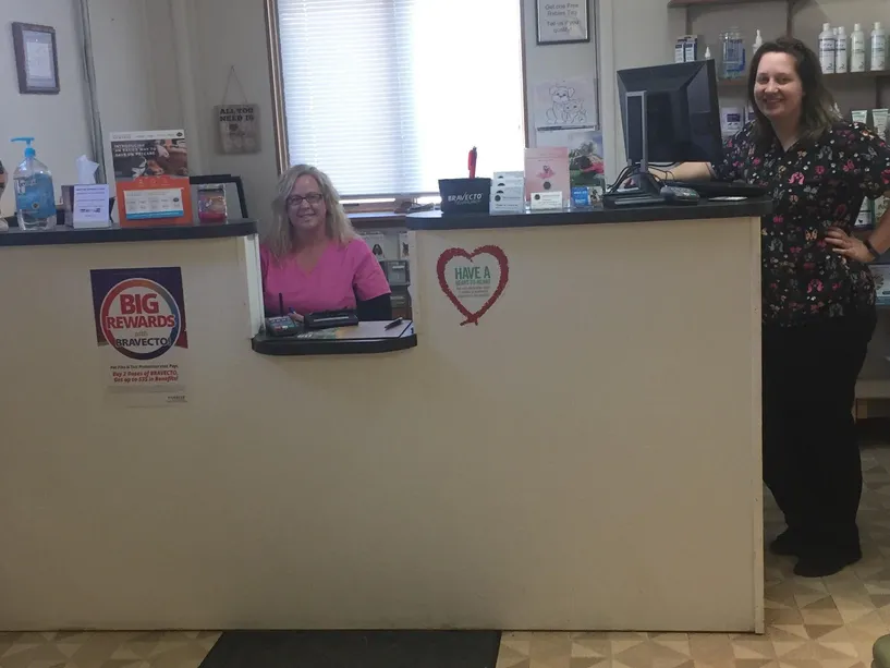 reception desk