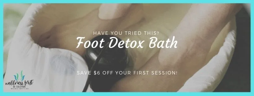 Remove toxins and pollutants with a Foot Detox Bath