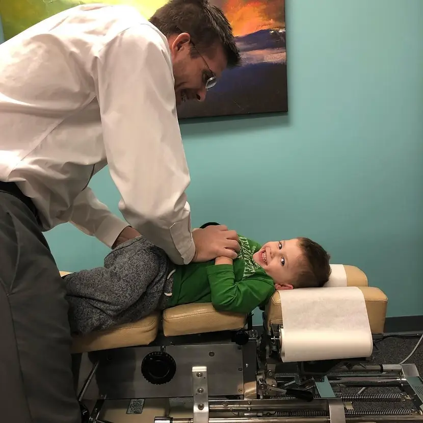 Chiropractic adjustment kids