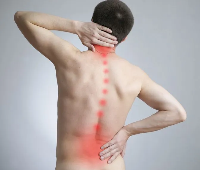 man with back pain