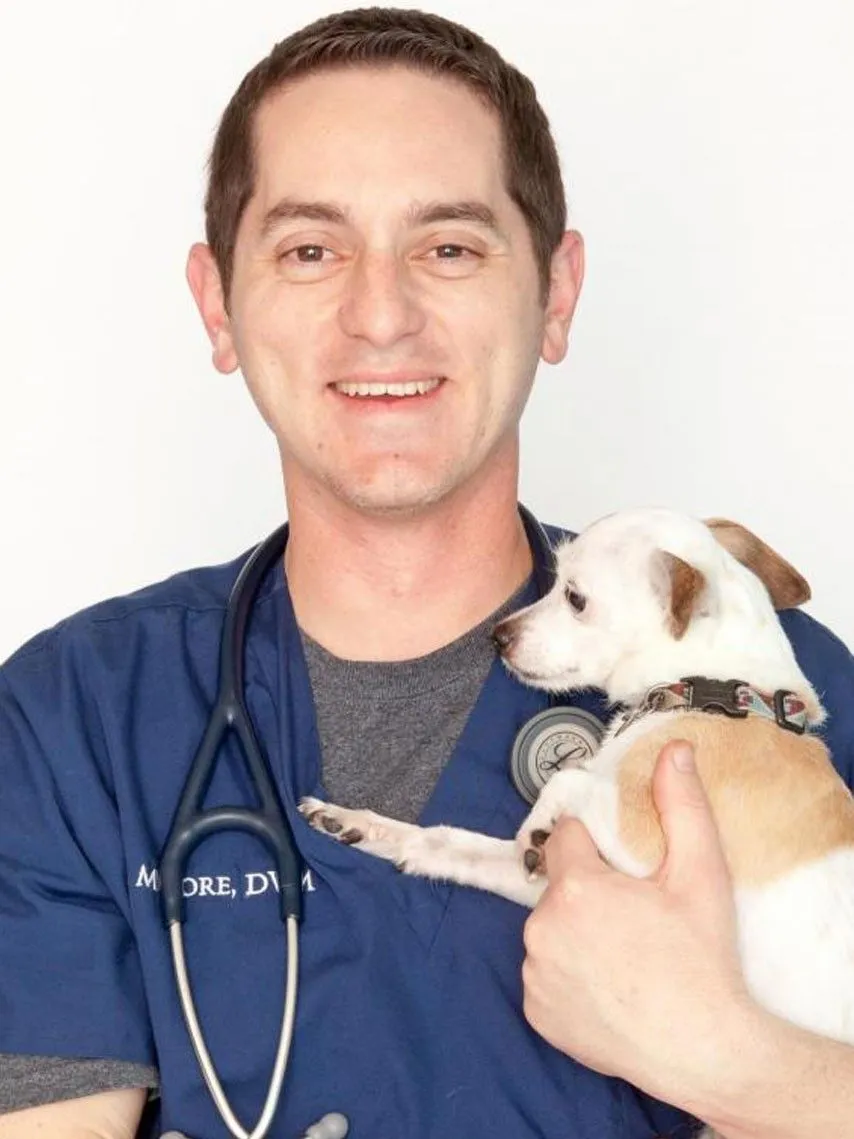 Veterinarian Robert Moore