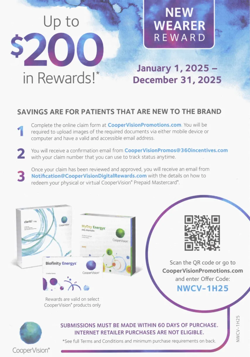 CooperVision Rebate Form 1