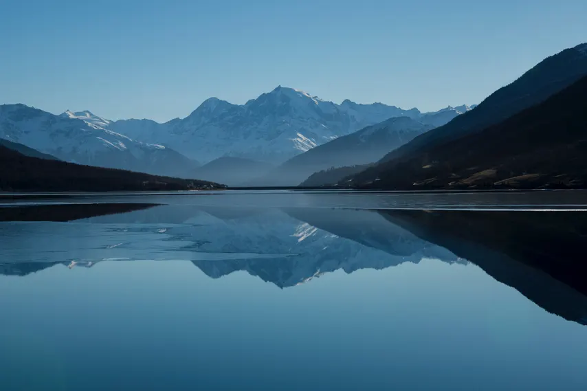 Mountain Lake Reflection