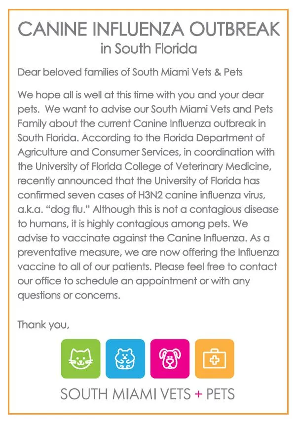 South Miami Influenza Warning