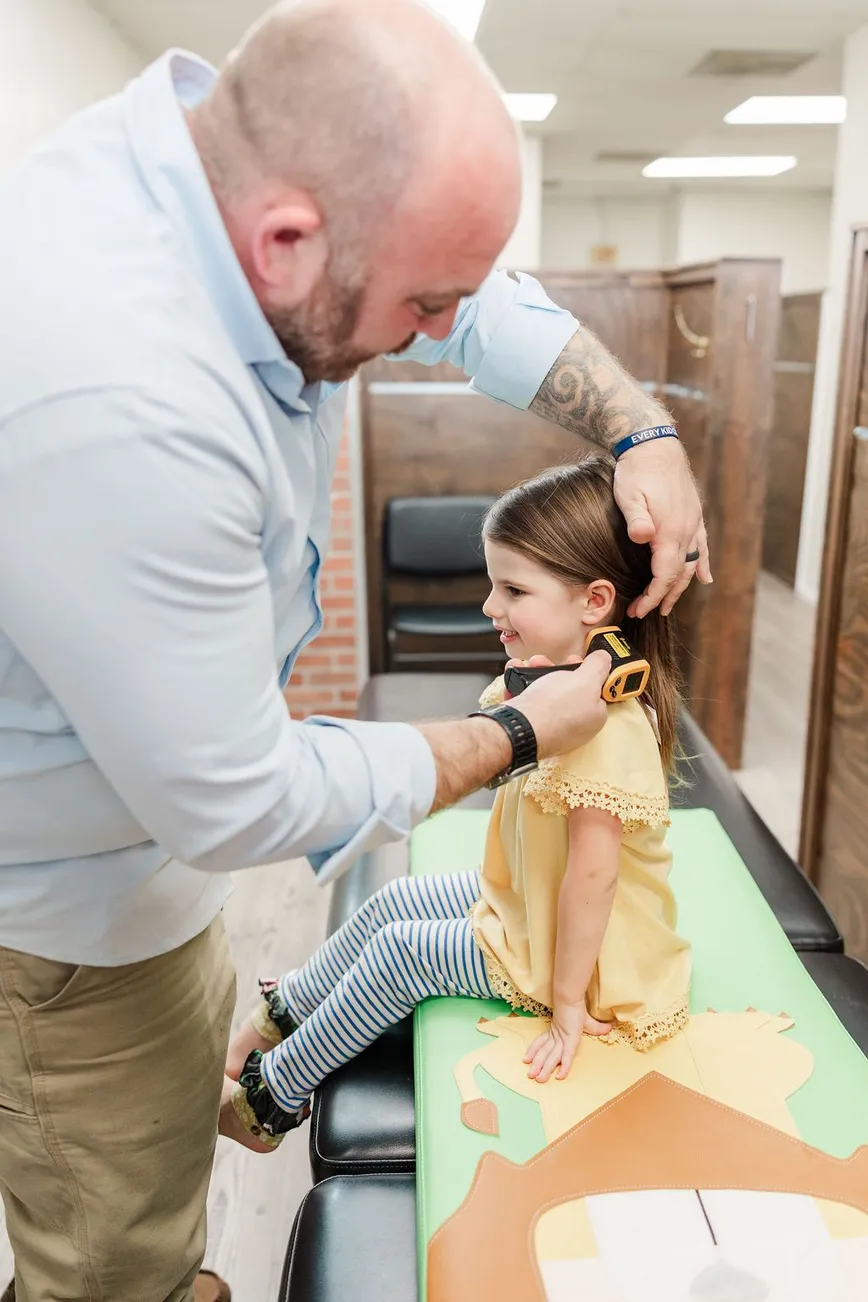 The kiddos love Dr. Mike...check back soon to see this sweet smile.