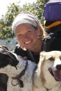 Dr. Deanna and her sled dogs