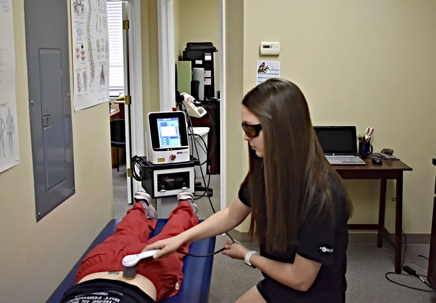 Image of a muscular back. 