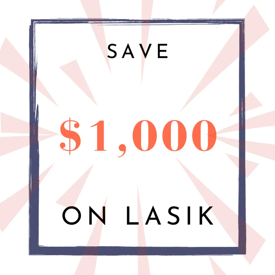 Save $1,000 on LASIK