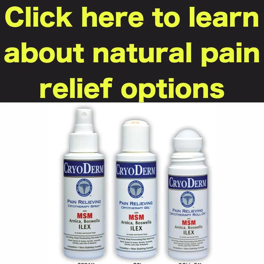 natural pain relief for foot pain