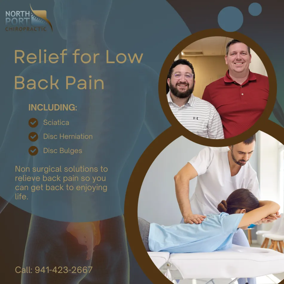 relief for low back pain at north port chiropractic