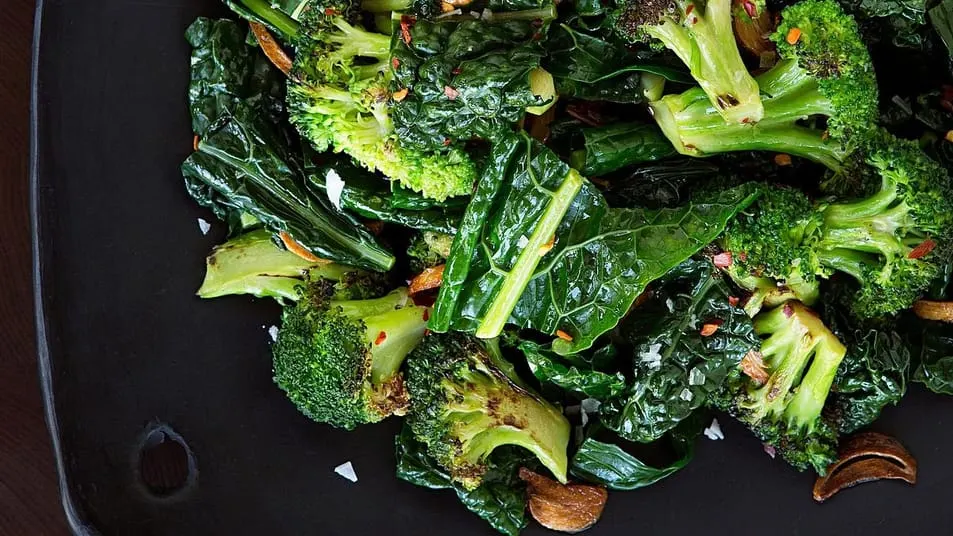Sauteed Kale and Broccoli