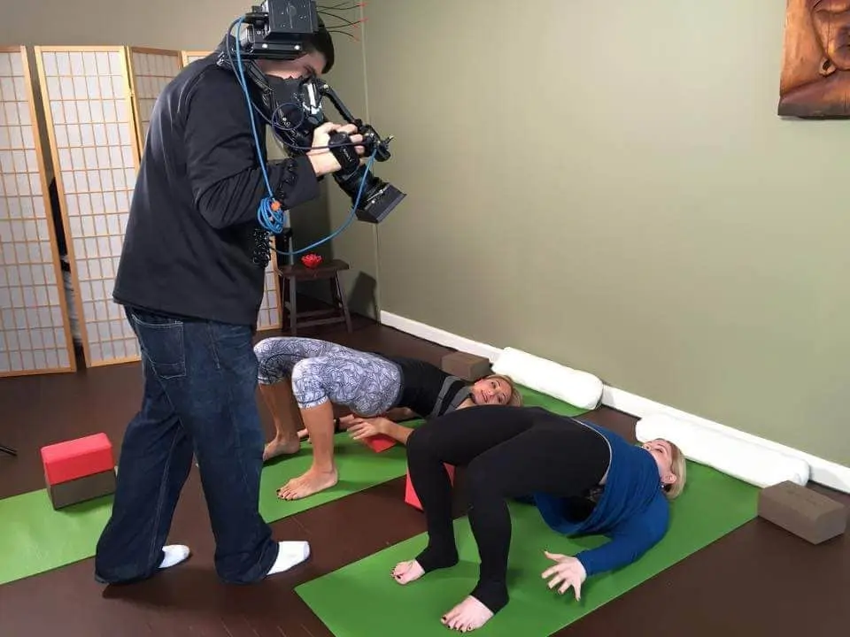 filming yoga videos