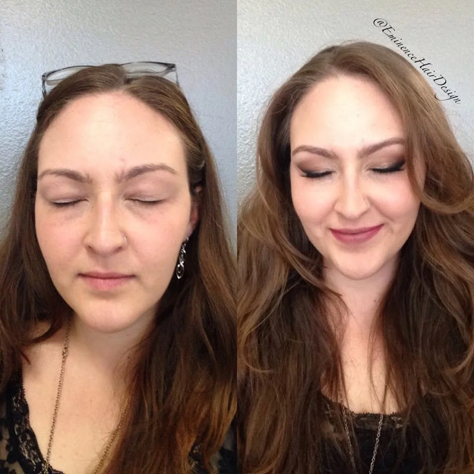 Make Up Before and After